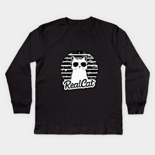 Real Cat Kids Long Sleeve T-Shirt